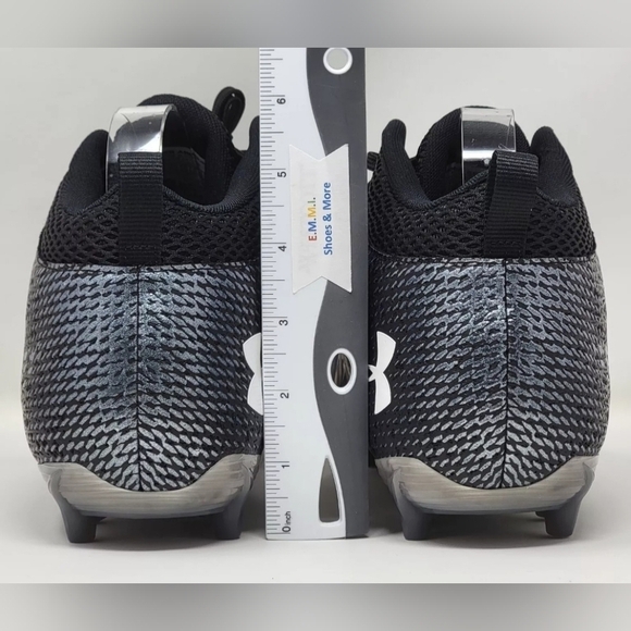 Under Armour Spotlight UA Football Cleats Black 3023963-001 Men\'s Size 13.5 New main image 8